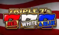 Triple 7 Red, White and Blue