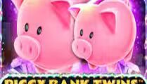 Retro Piggy Bank Twins Xmas