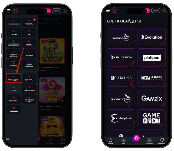 Интерфейс Официальный сайт Bitstrike Casino