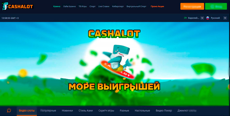 Интерфейс Cashalot