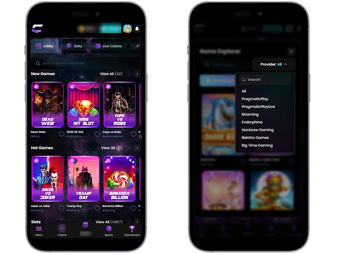 Игровой каталог Casino Crypto