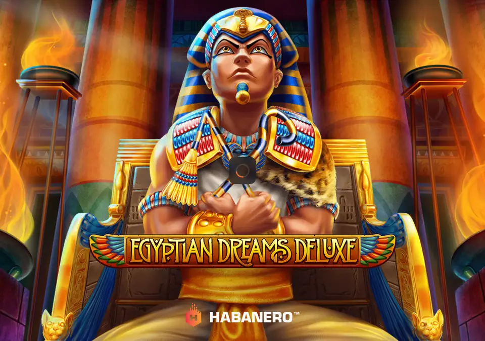 Egyptian Dreams Deluxe — официальная заставка демо Habanero