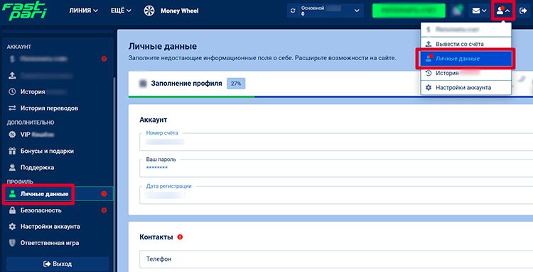 Игровой каталог FastPari