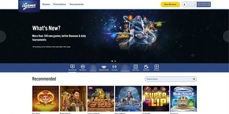 Интерфейс Igame