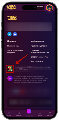 Интерфейс KiloGram