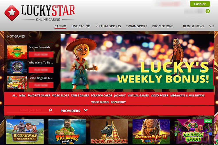 Интерфейс Lucky Star
