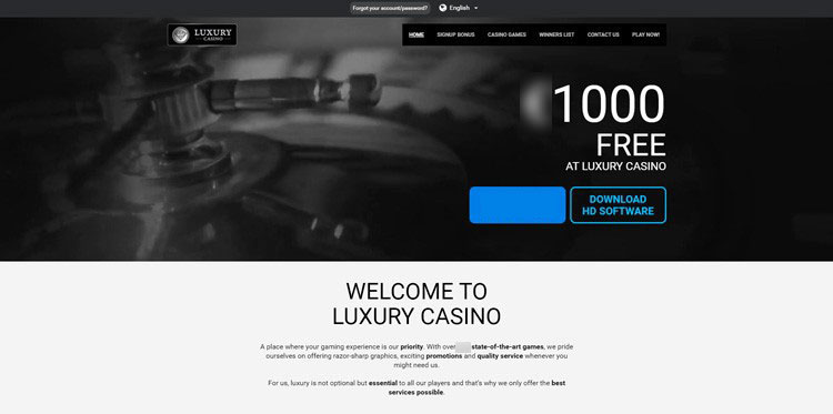 Интерфейс Luxury