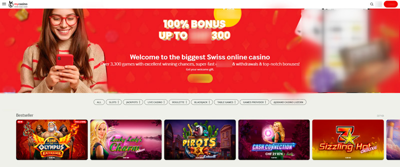 Интерфейс My Casino