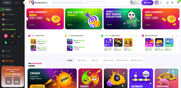 Игровой каталог NanoGames