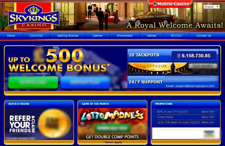 Интерфейс SkyKings