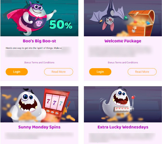 Игровой каталог Boo
