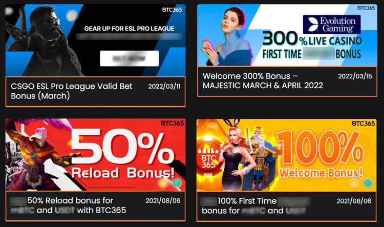 Игровой каталог BTC365
