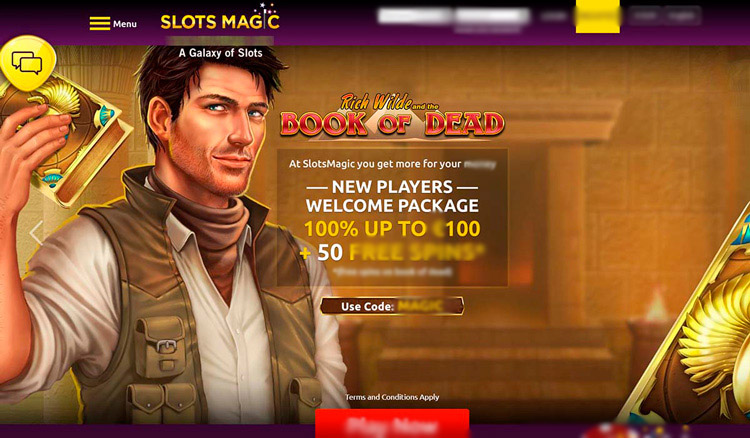 Интерфейс Slots Magic