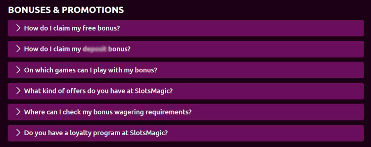 Игровой каталог Slots Magic