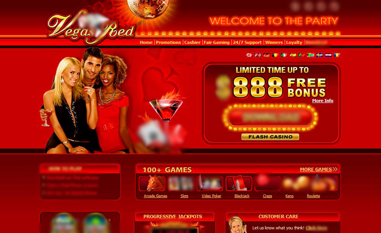Интерфейс Vegas Red