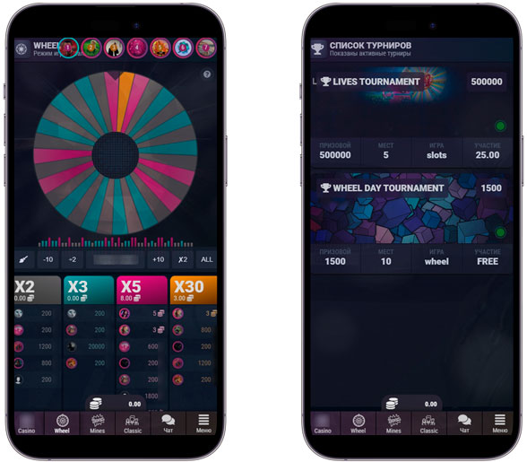 Интерфейс Zooma