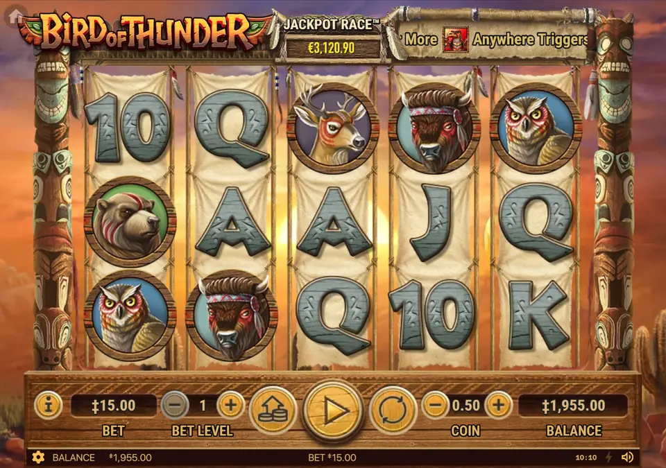 Bird of Thunder — поле 5 на 3