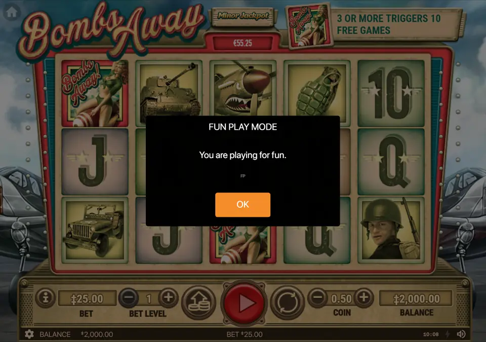Bombs Away — FUN PLAY MODE