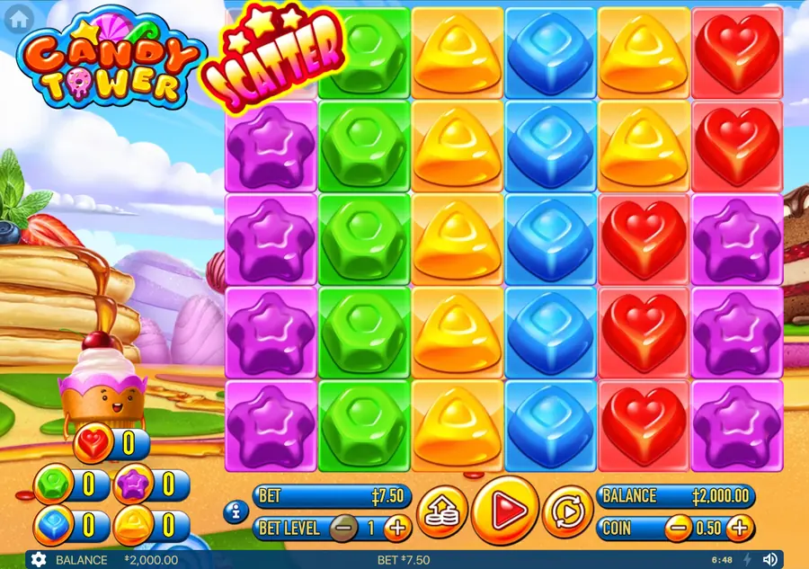Candy Tower — поле 6 на 5