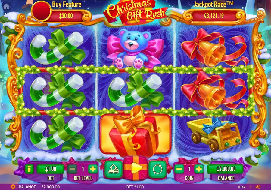 Christmas Gift Rush — поле 3 на 3
