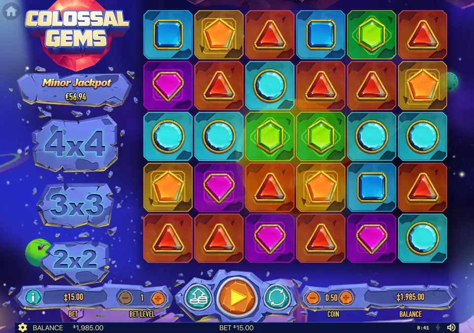 Colossal Gems — тестовый Spin
