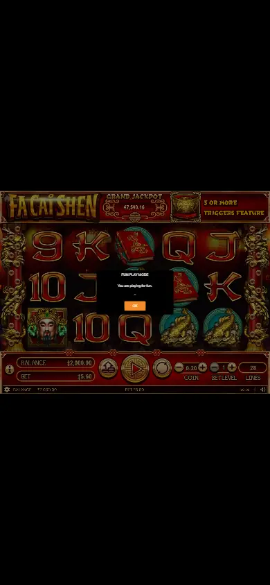 Fa Cai Shen — мобильное демо