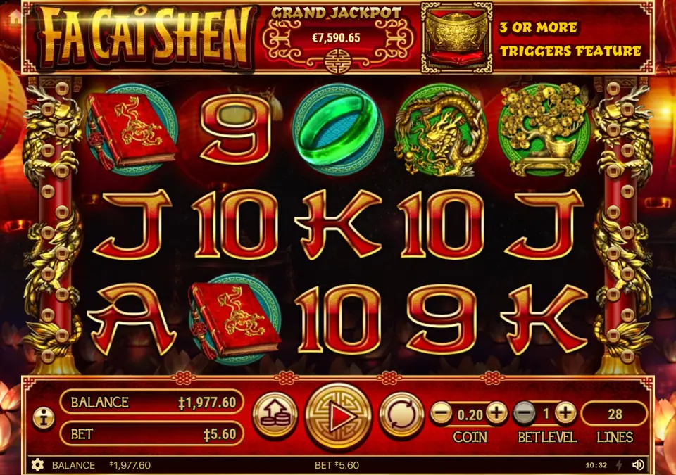 Fa Cai Shen — тестовый Spin