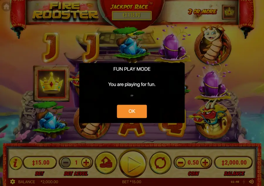 Fire Rooster — FUN PLAY MODE