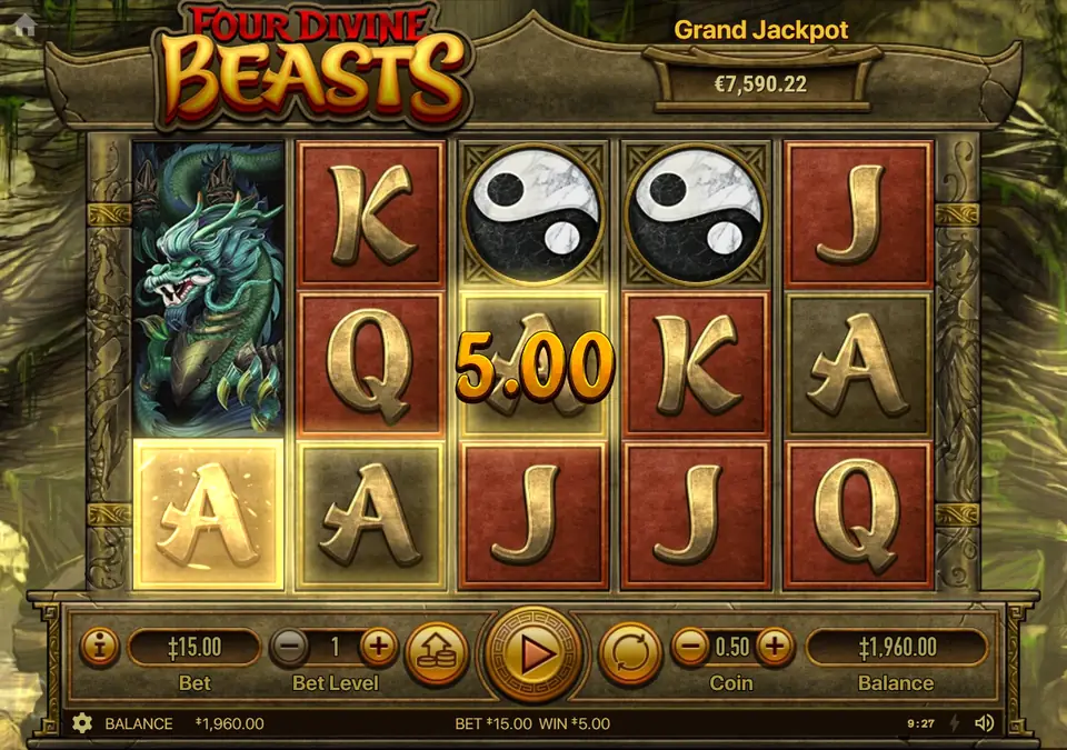 Four Divine Beasts — поле 5 на 3
