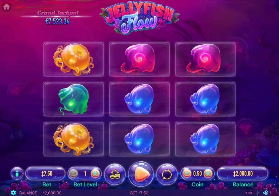 Jellyfish Flow — стартовое поле