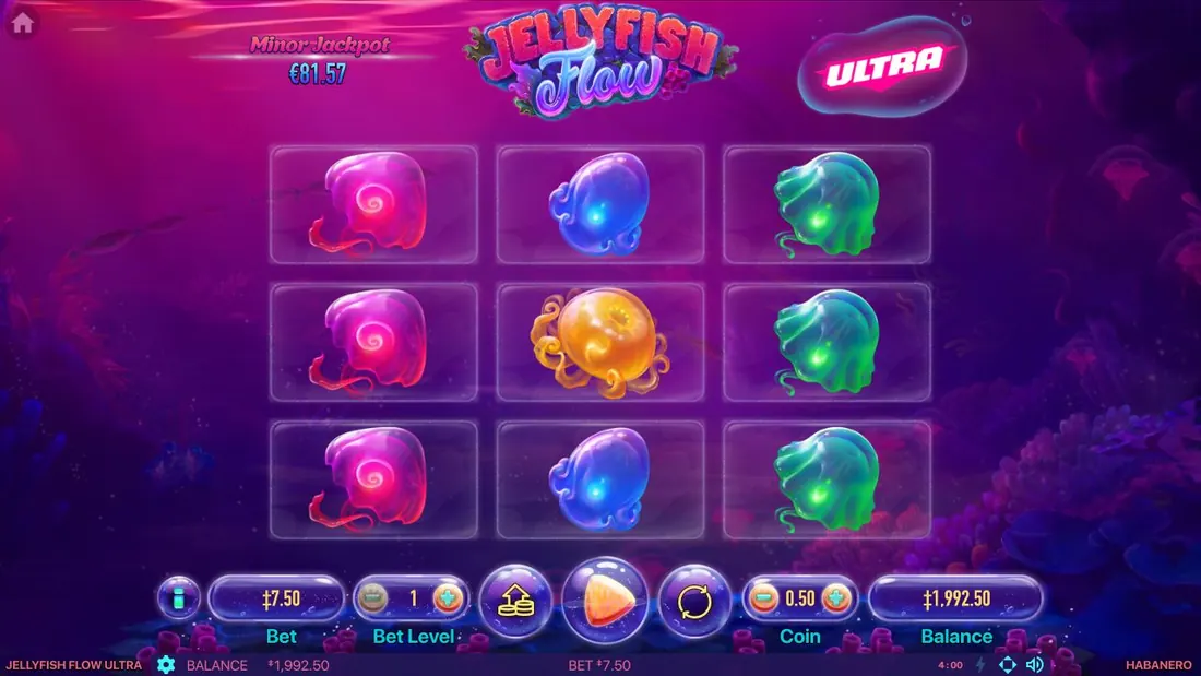Jellyfish Flow Ultra — базавае поле 3 на 3
