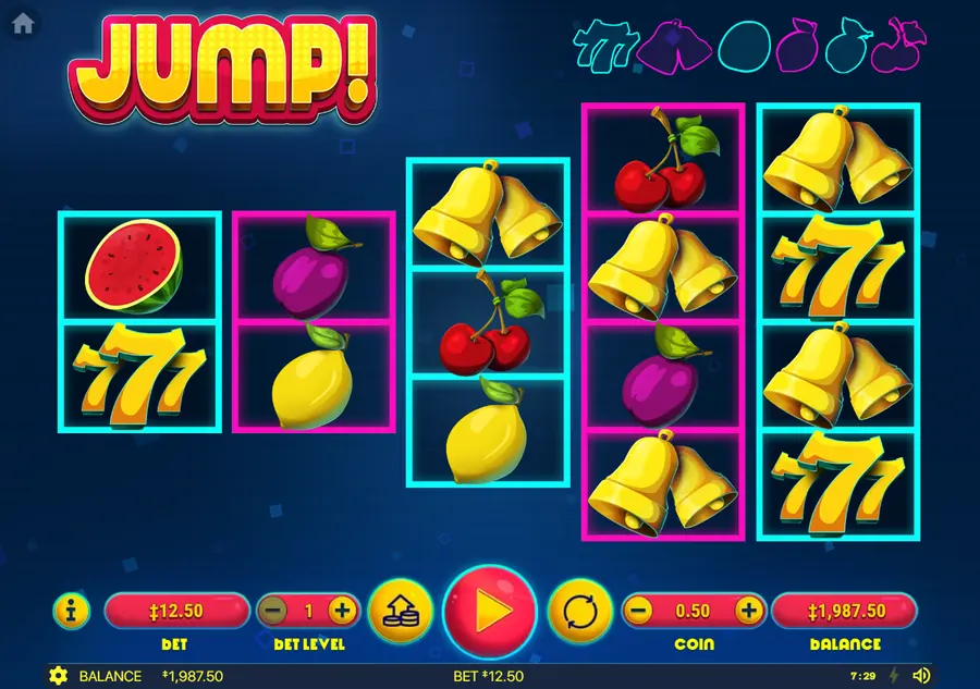 Jump! — результат тестового вращения