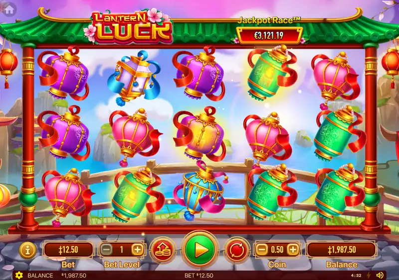 Lantern Luck — результат тестового вращения