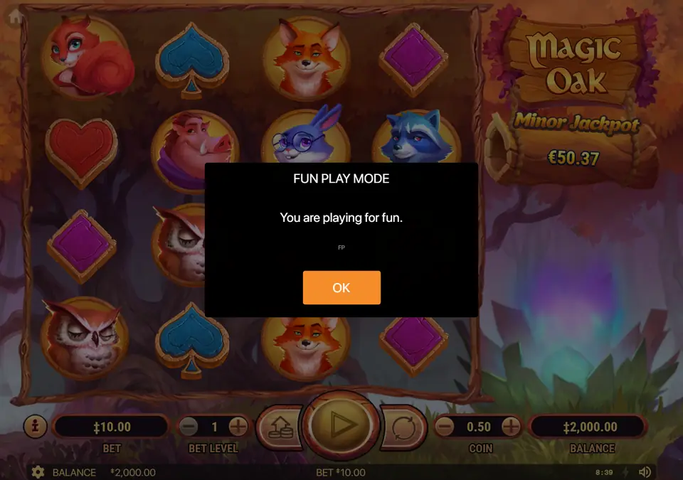 Magic Oak — FUN PLAY MODE