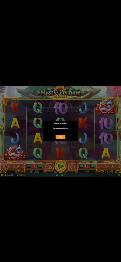 Mystic Fortune Deluxe — мобильное демо 390 пикселей