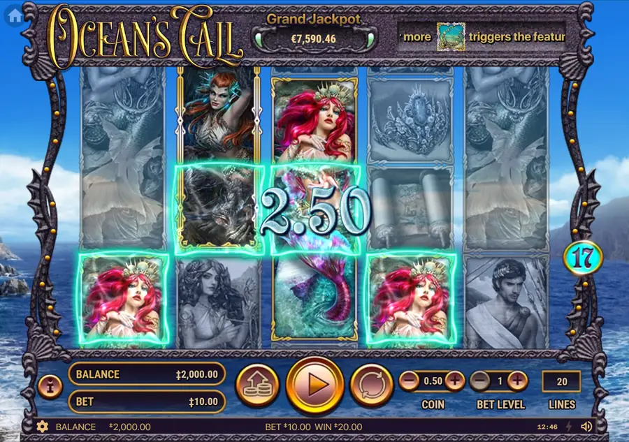 Ocean's Call - поле 5 x 3