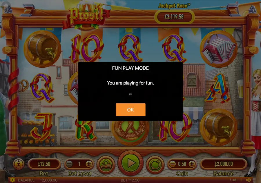 Prost! — окно FUN PLAY MODE