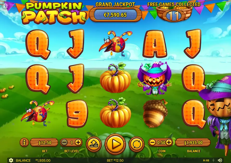 Pumpkin Patch — тестовый Spin
