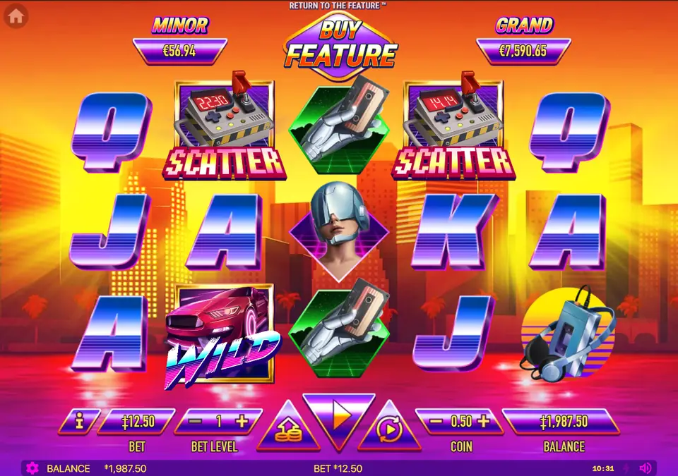 Return To The Feature — тестовый Spin