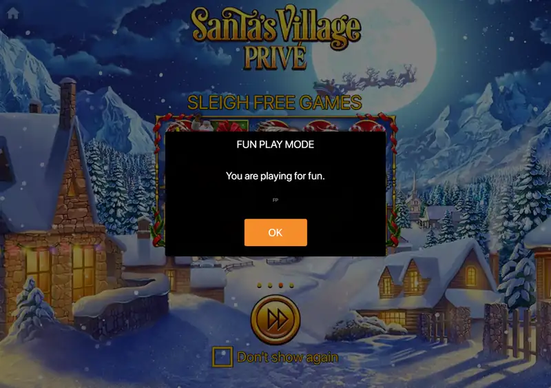 Santa's Village — окно FUN PLAY MODE