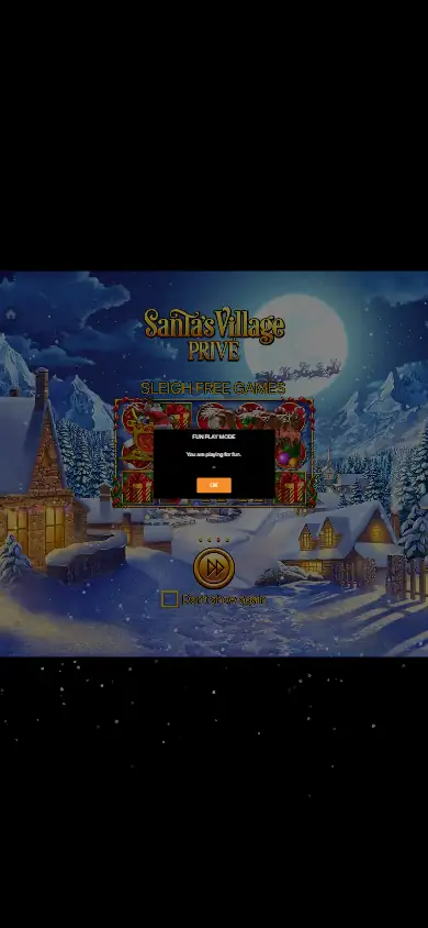 Santa's Village — мобильное демо 390 пикселей