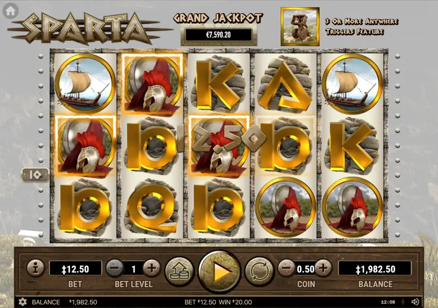 Sparta — поле 5 на 3