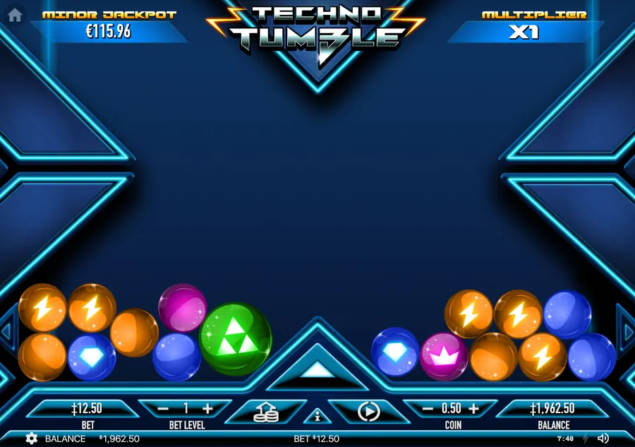 Techno Tumble — тестовый каскад