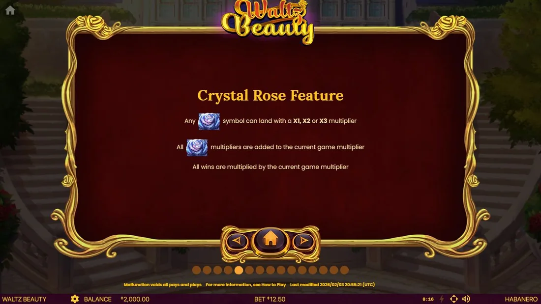 Adding Crystal Rose multipliers in Waltz Beauty