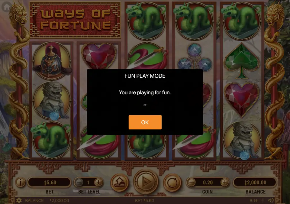 Ways of Fortune — FUN PLAY MODE