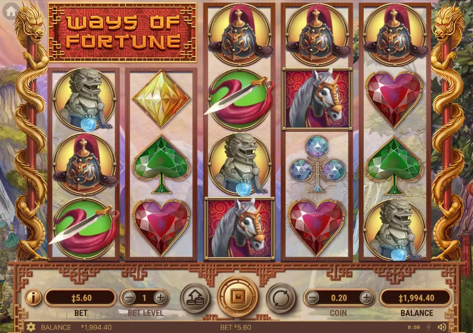 Ways of Fortune — тестовый Spin