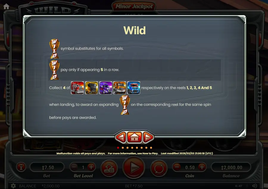 Wild Trucks — результат тестового вращения